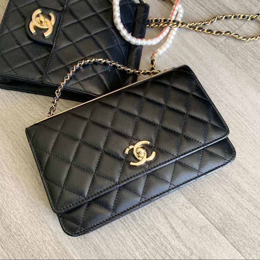Chanel quilted Trendy CC Wallet on Chain